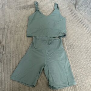 Top and shorts workout set xs /s